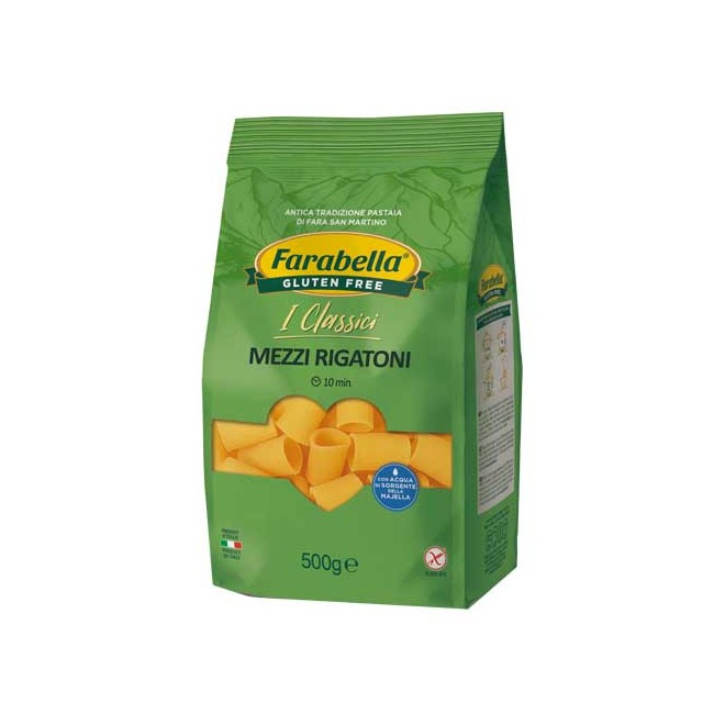 FARABELLA MEZZI RIGATONI 500 G FARABELLA MEZZI RIGATONI 500 G