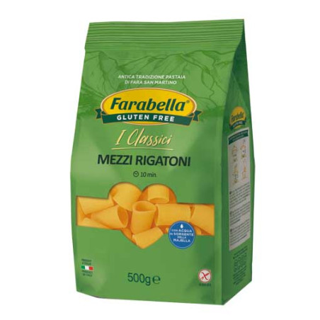 FARABELLA MEZZI RIGATONI 500 G FARABELLA MEZZI RIGATONI 500 G