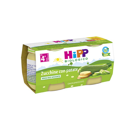 Hipp Biologico Omogeneizzato Zucchine Con Patate 2x80g Hipp Biologico Omogeneizzato Zucchine Con Patate 2x80g