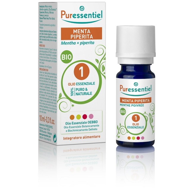 PURESSENTIEL MENTA PIPERITA OLIO ESSENZIALE BIO 10 ML PURESSENTIEL MENTA PIPERITA OLIO ESSENZIALE BIO 10 ML