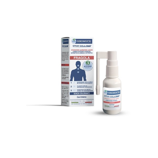 SIROMUCIL 3 AZIONI SPRAY GOLA FAST 15 ML SIROMUCIL 3 AZIONI SPRAY GOLA FAST 15 ML