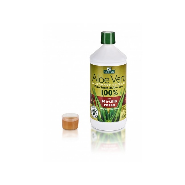 ALOE VERA SUCCO MIRTILLO ROSSO 1 L ALOE VERA SUCCO MIRTILLO ROSSO 1 L