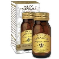 Flacone da 125 pastiglie di Dr Giorgini Folico Essenziale, integratore per la crescita sana del feto.