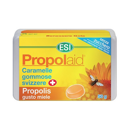 Esi Propolaid Caramelle Gommose Svizzere + Propolis Gusto Miele Senza Zucchero 50g