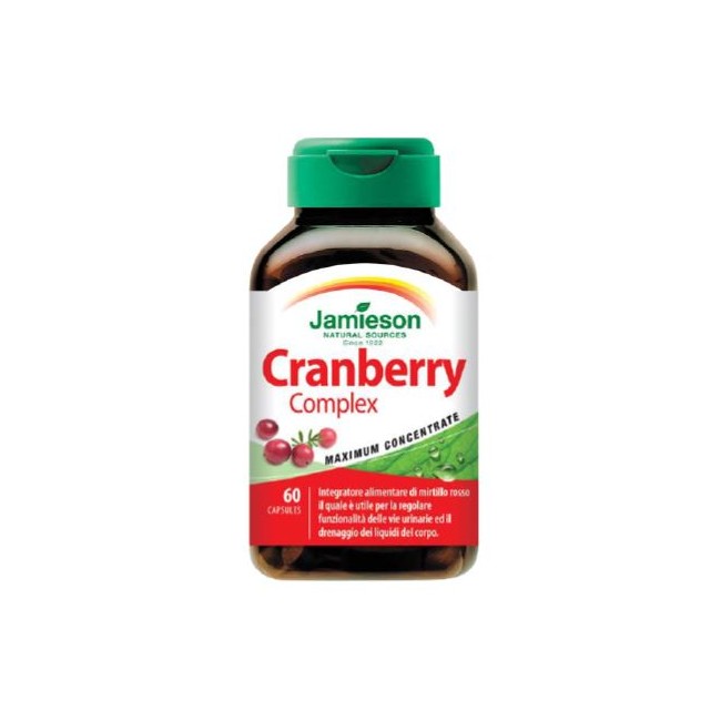 CRANBERRY COMPLEX JAMIESON 60 CAPSULE CRANBERRY COMPLEX JAMIESON 60 CAPSULE