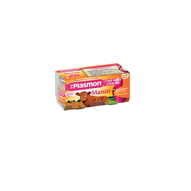 PLASMON OMOGENEIZZATO MANZO 4 X 80 G PLASMON OMOGENEIZZATO MANZO 4 X 80 G