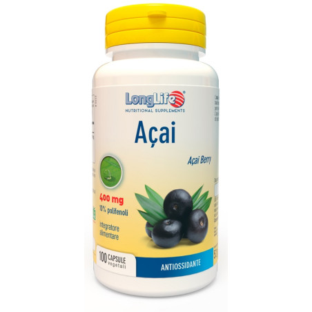 Longlife Acai Integratore Alimentare 100 Caspule Longlife Acai Integratore Alimentare 100 Caspule