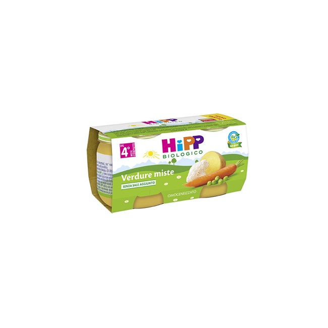 HIPP BIO HIPP BIO OMOGENEIZZATO VERDURE MISTE 2X80 G HIPP BIO HIPP BIO OMOGENEIZZATO VERDURE MISTE 2X80 G