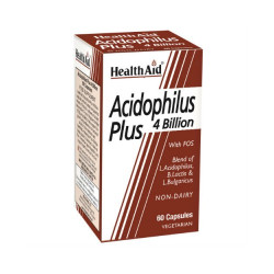 Flacone da 60 capsule di Acidophilus, integratore per la salute dell'intestino.