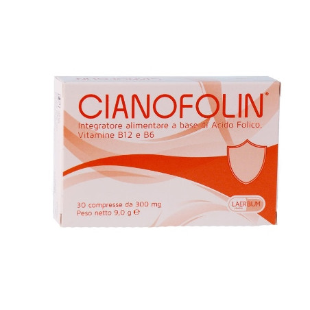 Confezione da 30 compresse di Cianofolin, integratore per il benessere cardiovascolare e nervoso. Confezione da 30 compresse di Cianofolin, integratore per il benessere cardiovascolare e nervoso.