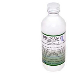 Flacone da 200 ml di Herboplanet Drenasol, integratore depurativo e drenante.