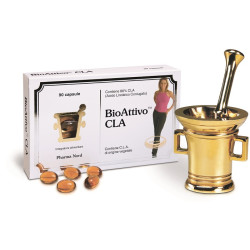 Confezione da 90 capsule di Bioattivo Cla, integratore per diminuire la massa grassa.