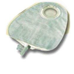 SACCA PER UROSTOMIA RICOPERTA IN TESSUTO NON TESSUTO BIANCO CON VALVOLA DI SCARICO A SCOMPARSA ALTERNA MIO URO MULTICHAMBER SIST