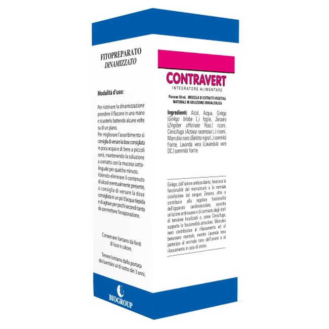 CONTRAVERT 50 ML SOLUZIONE IDROALCOLICA CONTRAVERT 50 ML SOLUZIONE IDROALCOLICA