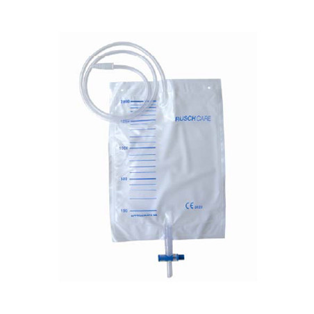 SACCA DI DRENAGGIO LETTO PER INCONTINENZA 2000ML IN PVC CON VALVOLA DI NON RITORNO E SCARICO STERILE CON TUBO DI RACCORDO 90CM 7 SACCA DI DRENAGGIO LETTO PER INCONTINENZA 2000ML IN PVC CON VALVOLA DI NON RITORNO E SCARICO STERILE CON TUBO DI RACCORDO 90CM 7