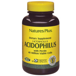 Natures Plus Acidophilus Integratore Di Probiotici 90 Capsule