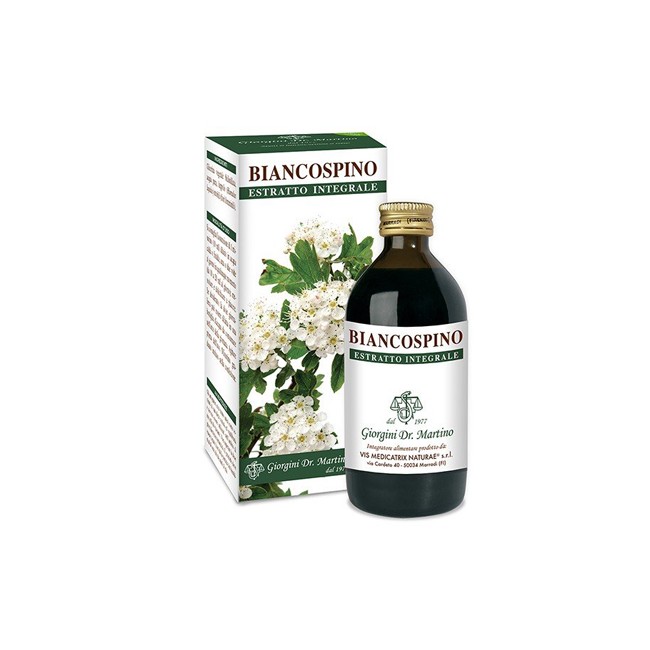 Dr. Giorgini Biancospino Estratto Integrale Integratore Alimentare 200ml Dr. Giorgini Biancospino Estratto Integrale Integratore Alimentare 200ml