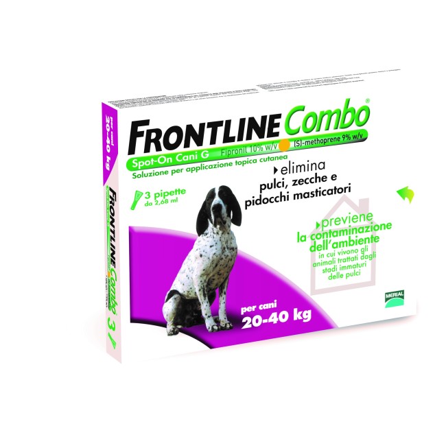 FRONTLINE COMBO*3PIP 20-40KG C FRONTLINE COMBO*3PIP 20-40KG C