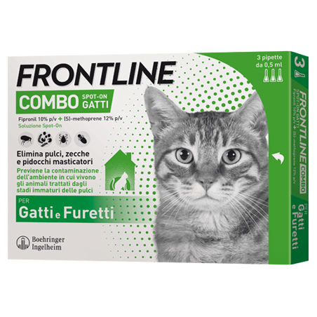 FRONTLINE COMBO*3PIP GATTI/FUR