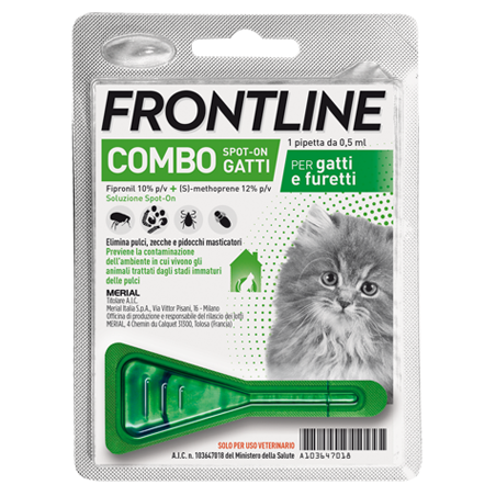 FRONTLINE COMBO*1PIP GATTI/FUR