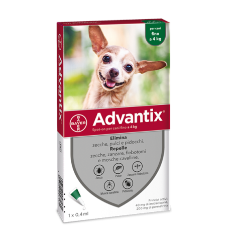 ADVANTIX SPOT ON*1PIP 0-4KG