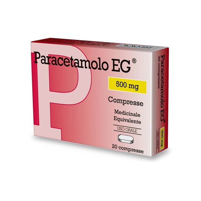 PARACETAMOLO EG*20CPR 500MG PARACETAMOLO EG*20CPR 500MG