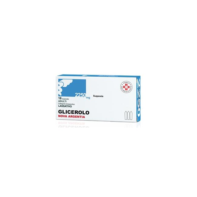 GLICEROLO*AD 18SUPP 2250MG GLICEROLO*AD 18SUPP 2250MG