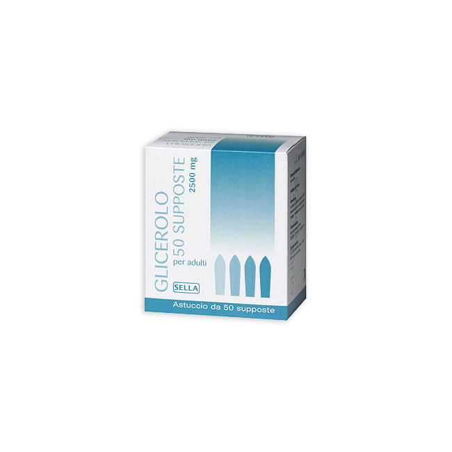 GLICEROLO*AD 50SUPP 2250MG GLICEROLO*AD 50SUPP 2250MG