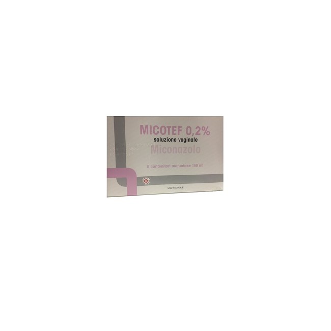 MICOTEF*SOL VAG 5FL 150ML 0,2% MICOTEF*SOL VAG 5FL 150ML 0,2%