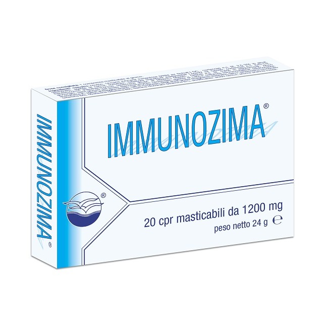 IMMUNOZIMA 20 COMPRESSE MASTICABILI DA 1200 MG IMMUNOZIMA 20 COMPRESSE MASTICABILI DA 1200 MG