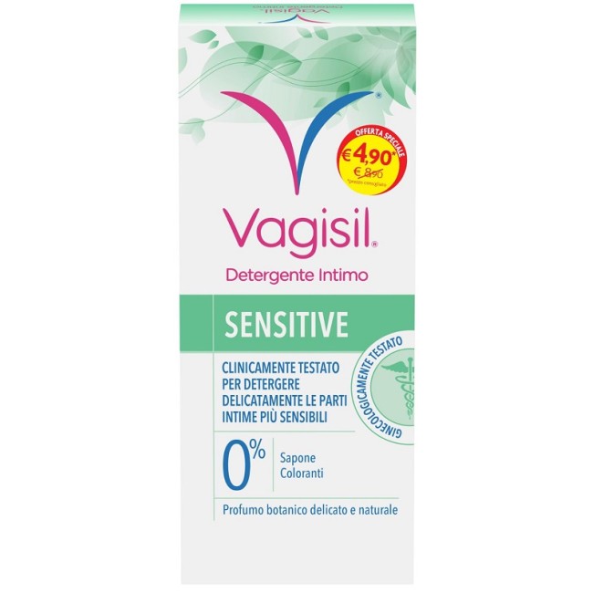 VAGISIL DETERGENTE SENSITIVE 250 ML + 75 ML OFFERTA SPECIALE VAGISIL DETERGENTE SENSITIVE 250 ML + 75 ML OFFERTA SPECIALE