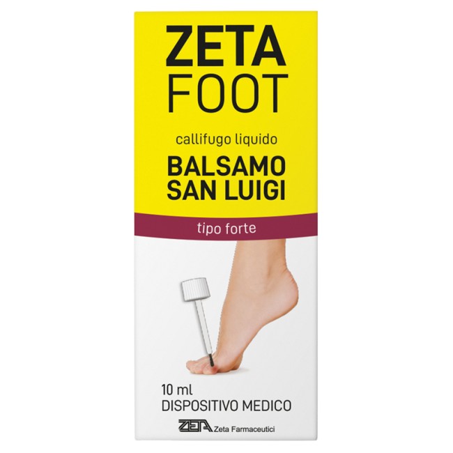 ZETAFOOT CALLIFUGO LIQUIDO BALSAMO SAN LUIGI 10 ML ZETAFOOT CALLIFUGO LIQUIDO BALSAMO SAN LUIGI 10 ML