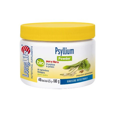 LONGLIFE PSYLLIUM POWDER BIO 180 G