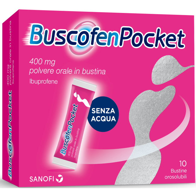 Buscofenpocket Ibuprofene 400 Mg 10 Bustine Orosolubili Buscofenpocket Ibuprofene 400 Mg 10 Bustine Orosolubili