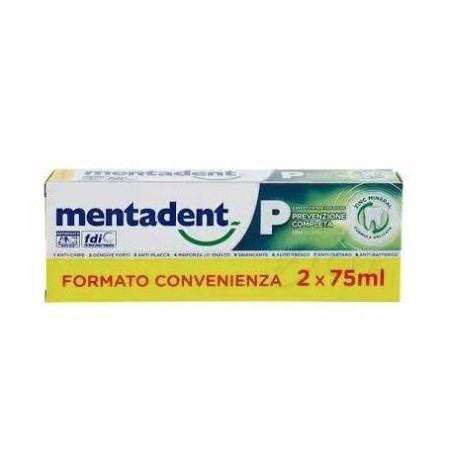MENTADENT P 2 X 75 ML BITUBO PROMO