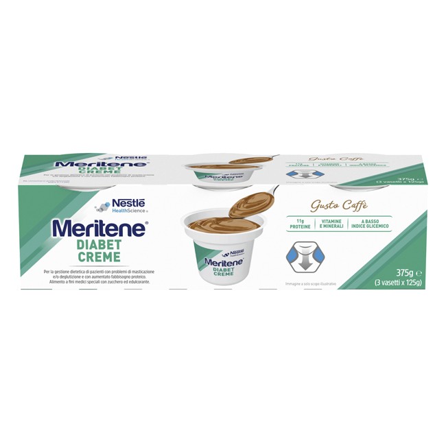 MERITENE DIABET CREME CAFFE' 3 X 125 G MERITENE DIABET CREME CAFFE' 3 X 125 G
