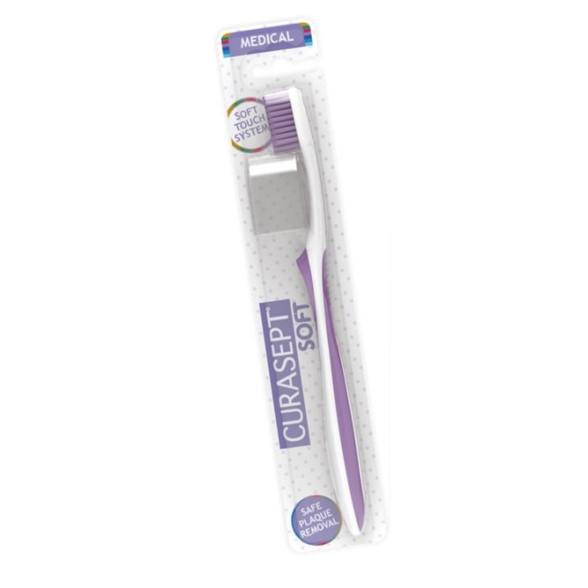 SPAZZOLINO CURASEPT SOFT MEDICAL LILLA SPAZZOLINO CURASEPT SOFT MEDICAL LILLA