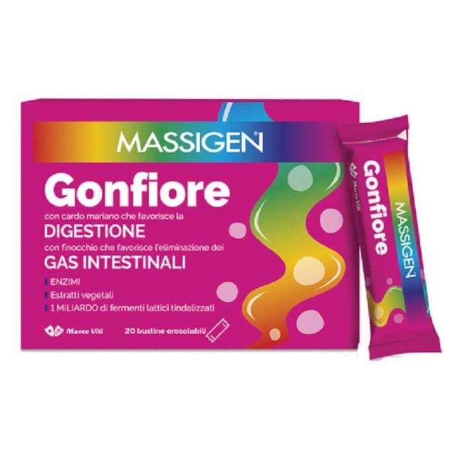 MASSIGEN GONFIORE 20 CAPSULE MASSIGEN GONFIORE 20 CAPSULE