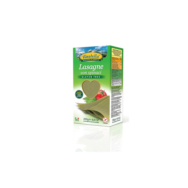 FARABELLA I REGIONALI LASAGNE CON SPINACI 250 G FARABELLA I REGIONALI LASAGNE CON SPINACI 250 G