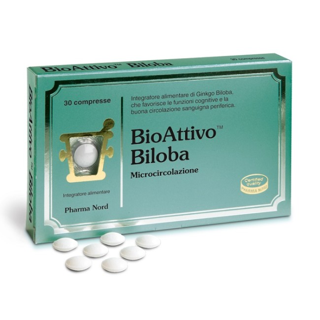 BIOATTIVO BILOBA 30 COMPRESSE BIOATTIVO BILOBA 30 COMPRESSE