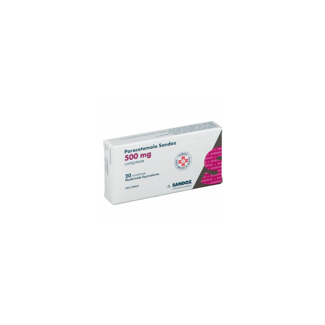 PARACETAMOLO SAND*20CPR 500MG PARACETAMOLO SAND*20CPR 500MG