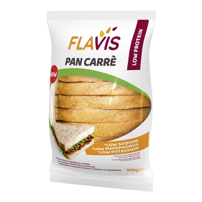 FLAVIS PAN CARRE' APROTEICO 300 G FLAVIS PAN CARRE' APROTEICO 300 G