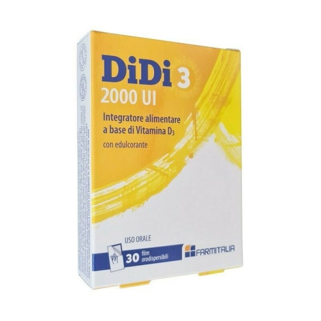 Didi3 2000 Ui 30 Film Orodispersibili Didi3 2000 Ui 30 Film Orodispersibili