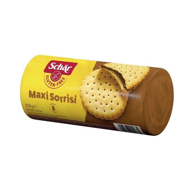 Schar Maxi Sorrisi Biscotti Senza Glutine 250g Schar Maxi Sorrisi Biscotti Senza Glutine 250g
