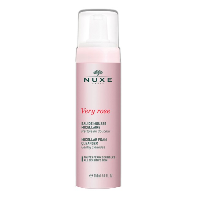 NUXE VERY ROSE MOUSSE LEGGERA DETERGENTE 150 ML NUXE VERY ROSE MOUSSE LEGGERA DETERGENTE 150 ML