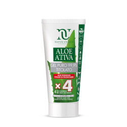 Tubo da 200 ml di Aloe Attiva Gel Puro Titolato per pelle arrossata e screpolata.