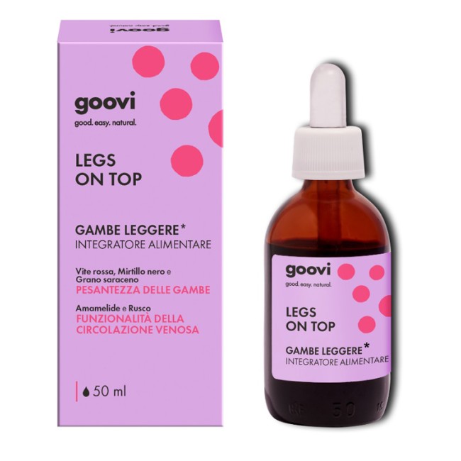 Goovi Legs On Top Integratore per Gambe Pesanti 50 ml Goovi Legs On Top Integratore per Gambe Pesanti 50 ml
