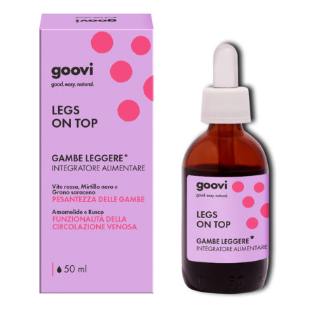 Goovi Legs On Top Integratore per Gambe Pesanti 50 ml Goovi Legs On Top Integratore per Gambe Pesanti 50 ml