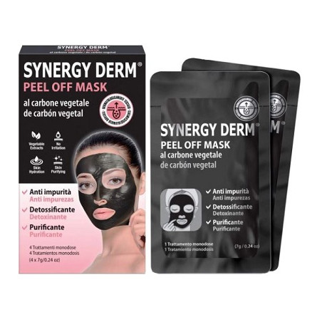 SYNERGY DERM PEEL OFF MASK 4 TRATTAMENTI MONODOSE 7 G