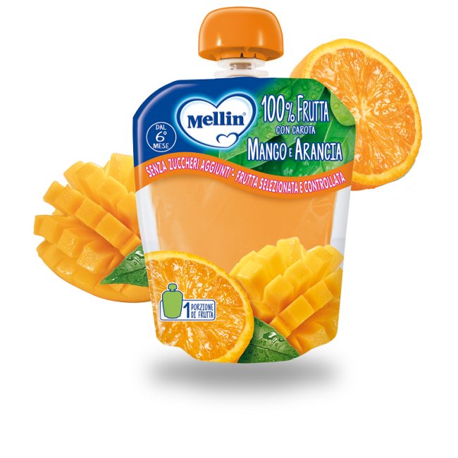 MELLIN POUCH ARANCIA MANGO 90 G MELLIN POUCH ARANCIA MANGO 90 G